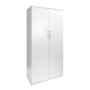Office Cupboards: Sonic White 1800H Storage Cupboard
