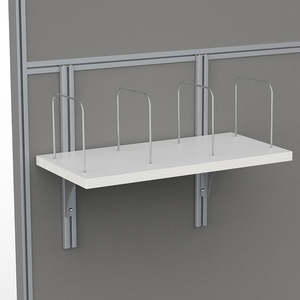 Partition Accessories: Studio50 Adjustable Filing Shelf