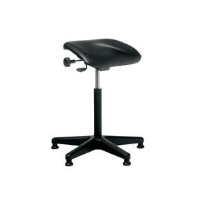 Buro Seating: Buro Posturite Black Vinyl Stool