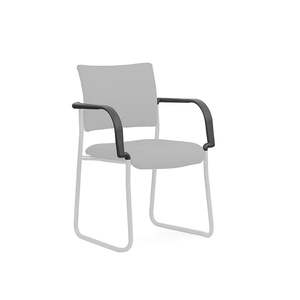 Knight Group: Que Sled Visitor Chair Arms