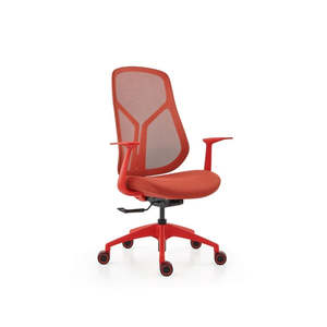 Mobel Yara Mesh Back Office Chair – Red or Light Blue