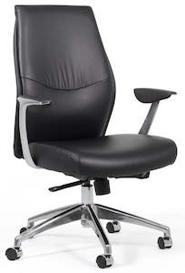 Ignite Executive Chair in Black PU Leather - Midback & Highback