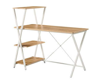 Texarkana Home Office Desk with Shelves