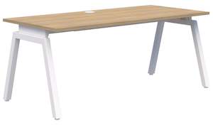 Balance Fixed Height Angled Leg Desk - 3 Sizes