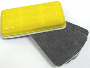 Board Accessories: Magnetic Whiteboard Eraser - Refillable