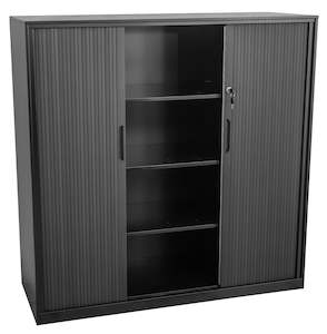 Cabinets: Proceed 4 Level Tambour Door Cabinet - 900mm wide
