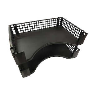OSC Desktop A4 Document Trays - Set of 2 Stackable