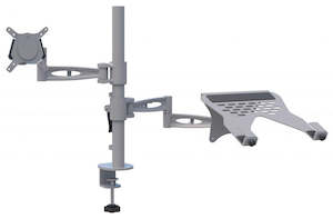 Monitor Stands Risers: Metalicon Kardo Monitor Arm and Laptop Holder