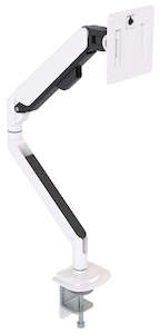 Agile Single Monitor Arm - in White