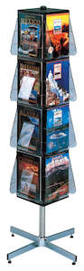 Brochure Holders: Stand Tall Revolving A4 Brochure Holder - 16x Pockets