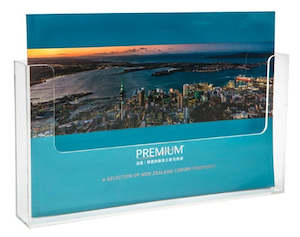A4 Single Pocket Landscape Wall Mounting Brochure Holder