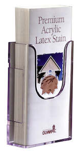 Brochure Holders: DLE Single Pocket Flat Back Linking Wall Mounted Brochure Holder