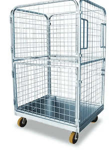 Four Sided Warehouse Cage Trolley