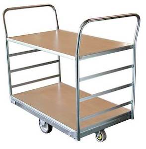 Two Level Rocking Shelf Trolley
