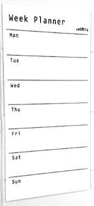 Whiteboards Presentation: PROWITE Weekly Planner Glass Writing Board