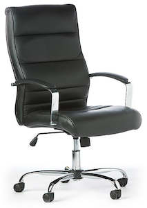 Red Hot Super Specials: Monza Highback Executive Chair in Back PU Leather