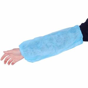 Gloves Sleeve Shoe Covers: Disposable Non-woven Polypropylene Sleeve Covers - Carton of 1000