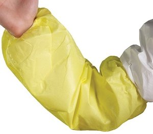 Gloves Sleeve Shoe Covers: AlphaTech Chemically Resistant Sleeve Covers - Pack of 10