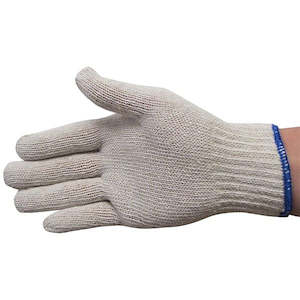 Gloves Sleeve Shoe Covers: Knitted Polycotton Gloves - Box of 240 Pairs