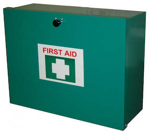First Aid Kit in Metal Box for Wall Mounting - for 26-50 Persons