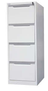 Steelco 4 Drawer Vertical Filing Cabinet