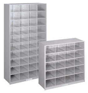Classroom Administration Furniture: Precision Steel Pigeonhole Unit - 20 Slot