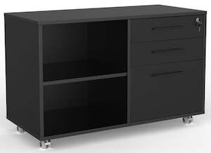 Classroom Administration Furniture: Cubit 3 Drawer Desk Mobile Caddy - Locking