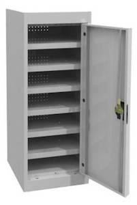 Laptop Storage Cabinet with Single Door - 7 Compartments