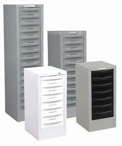 Storage Solutions 1: Multi Drawer Stationery Tower with Slideout Drawers - 7 Drawer