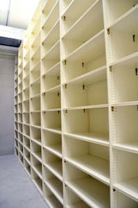 Panel Steel Shelving - delivered flat-pack & assembled on site