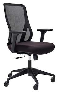 Buro Mondo Riley Mesh Back Chair with Armrests