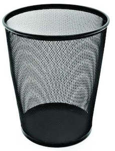 Waste And Recycle Bins: Esselte Metal 19 Litre Mesh Waste Bin