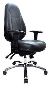 Buro Persona 24/7 Executive Chair in Black Leather