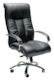 Big Boy Highback Executive Chair in Genuine Black Leather