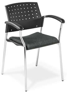 552 Visitor Chair with Upholstered Seat