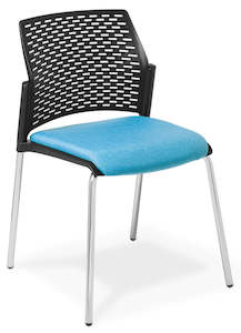 Punch 4-Leg Chair with Upholstered Seat