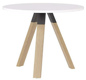 Furniture: Ligna Round Meeting Table - 2 Sizes and 2 Top Colours