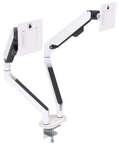 Monitor Stands Risers: Agile Dual Monitor Arms - 2 colours