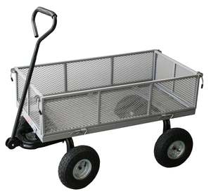 Red Hot Super Specials: Steel Mesh Deck Trolley with Removable Sides - 2 Sizes