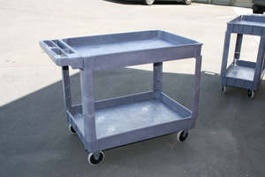 Red Hot Super Specials: Large Heavy Duty Plastic Service Trolley - 2 or 3 Level