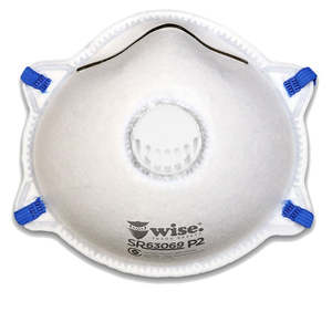 Masks Respirators: Wise P2 Mask with Valve Respiratory Protection - 10 Pack
