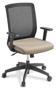 Media Boardroom Mesh Back Chair in Fabric Upgrade - 2 Base Options