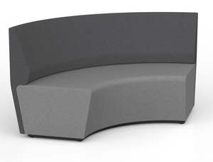 Motion Loop Outer Curved Lounger with Backrest