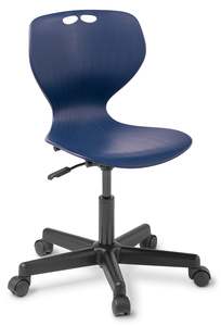 Omni Swivel Chair - with Upholstered Seat Pad Option