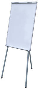 Whiteboards 1: Prowite Tripod Flipchart Easel, Whiteboard and Pad