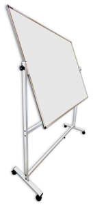 Whiteboards 1: Acrylic Lacquered Steel Single-sided Mobile Whiteboard - 7 Sizes