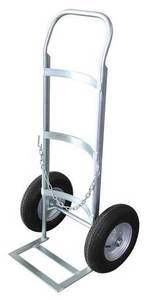 Dollies Gas Cylinder Trolleys: Large Zinc-plated Gas Cylinder Hand Trolley