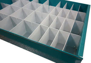 Multi Drawer Media Plan Cabinets: Drawer Divider Kit for Moduline Storage Cabinet