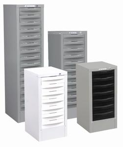 Multi Drawer Stationery Tower with Slideout Drawers - 11 Drawer