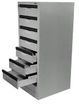 Multi Drawer Media Plan Cabinets: Multi Media Storage Cabinet - 7 Drawer